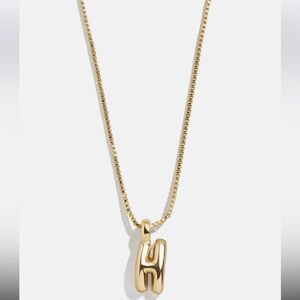 Bubble Letter “H” Necklace